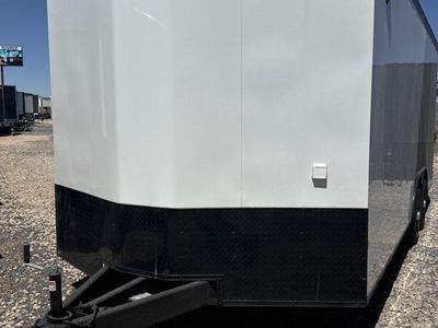 8.5x20 Wells Cargo Revv Enclosed Car Hauler Trailer - 7'0" Interior - 10K GVWR - 2 Tone Color, Black Out Package