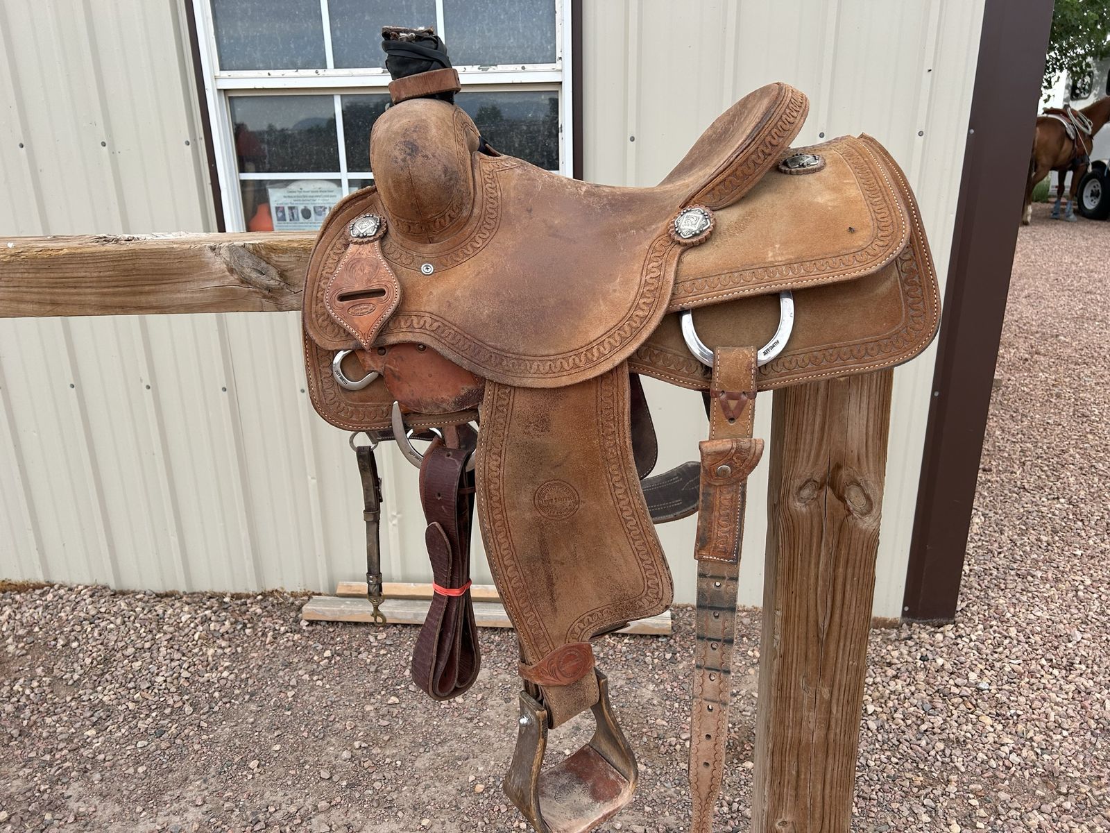 14” Jeff Smith Team Roping Saddle