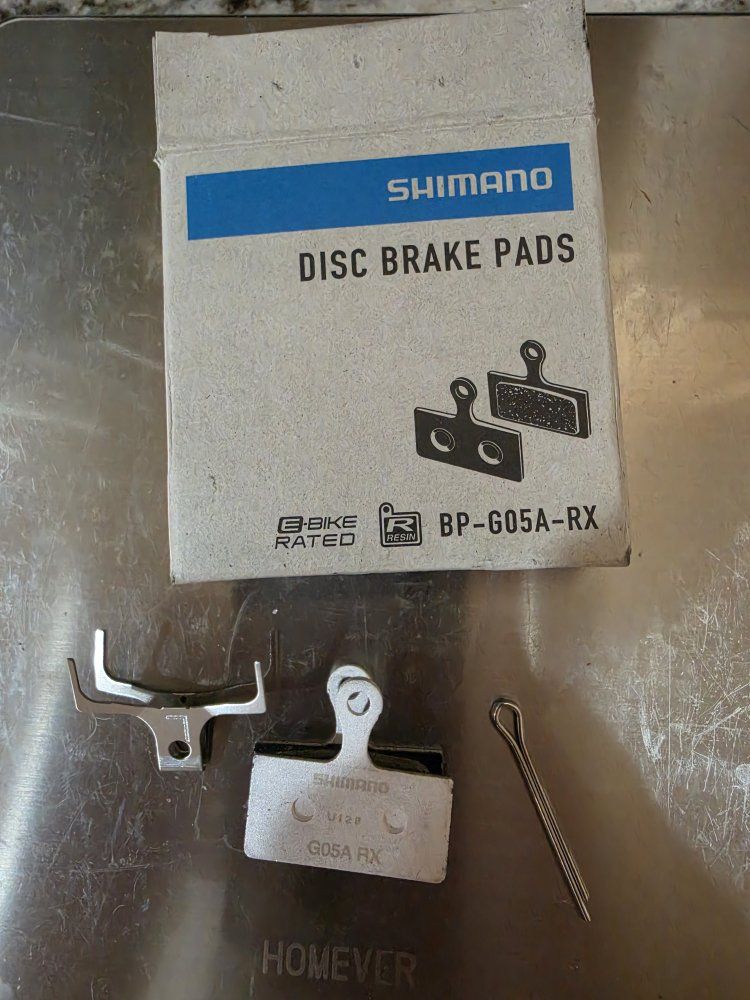 Shimano BP-G05A-RX E-Bike Rated Disc Brake Pads (Resin)
