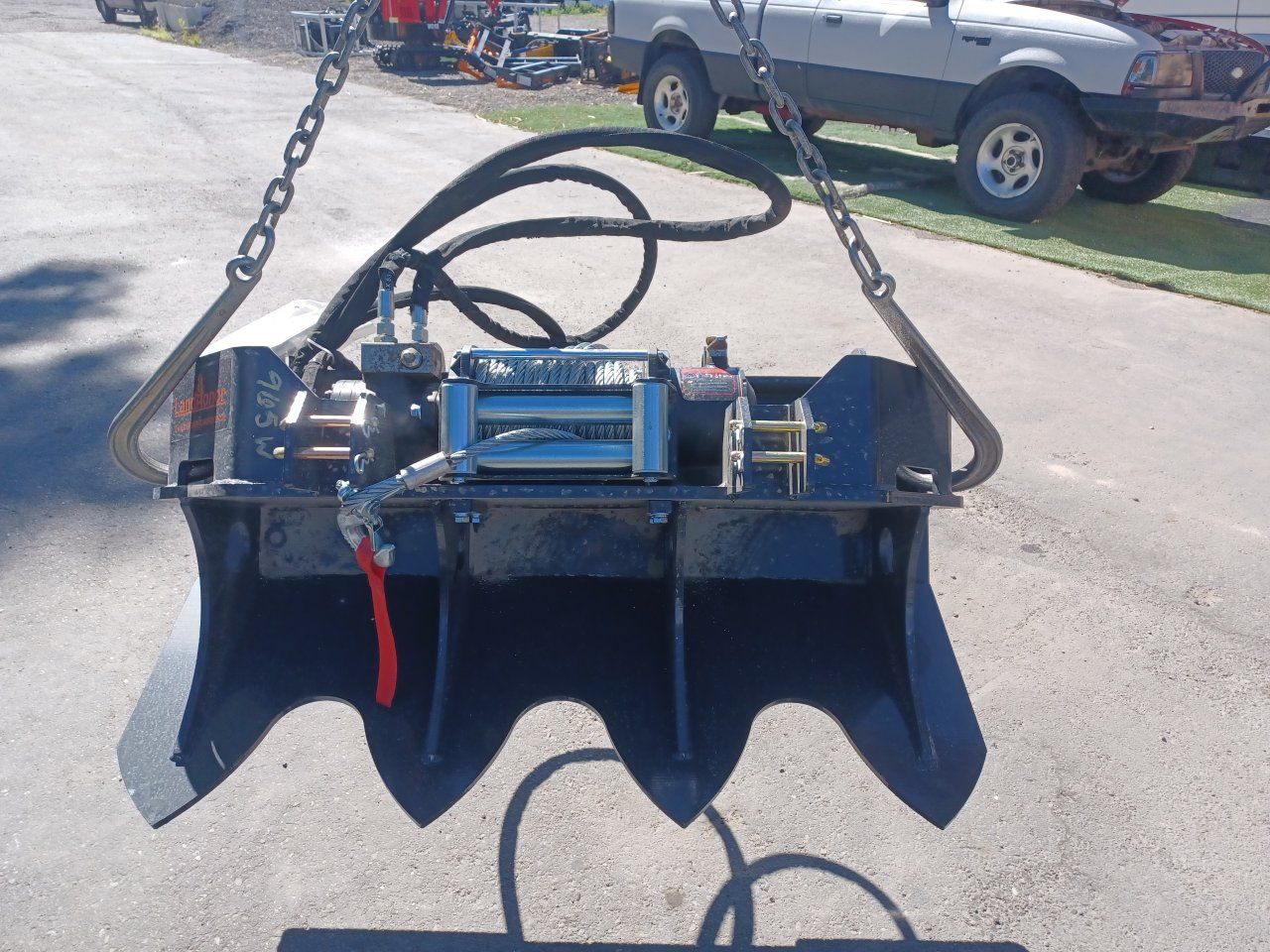 NEW SKID STEER 15000 LB HYD WINCH