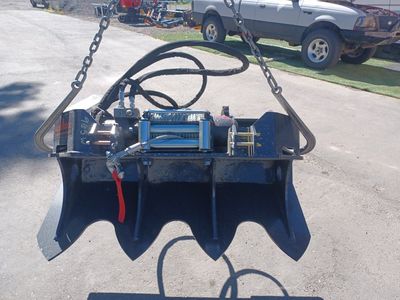 NEW SKID STEER 15000 LB HYD WINCH