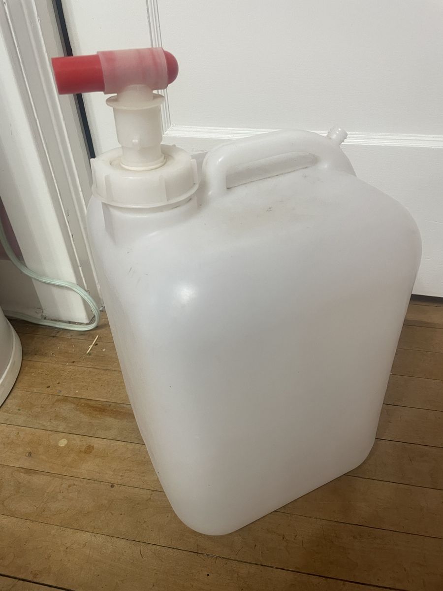 5-Gallon Water Storage Jug with Spigot– Heavy Duty