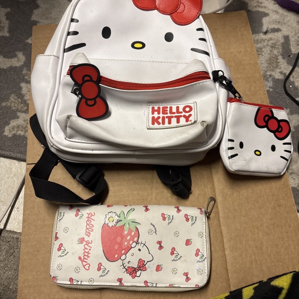 Hello Kitty White Mini Backpack