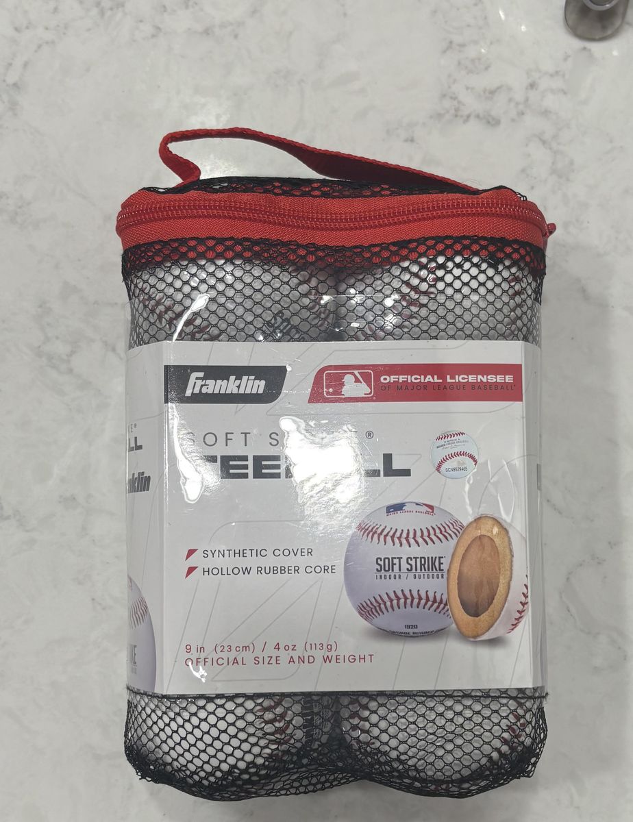 NEW Franklin Sports Soft-Strike Teeball 6 Pack