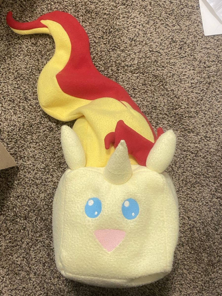 Sunset Shimmer Cube Plush My Little Pony Yellow Red Stuffed Toy