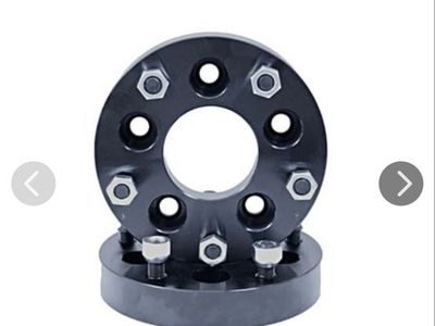 Rugged Ridge 15201.04 Wheel Adapters for 1987-2006 Jeep Wrangler - 5 on 4.5" Bolt Pattern