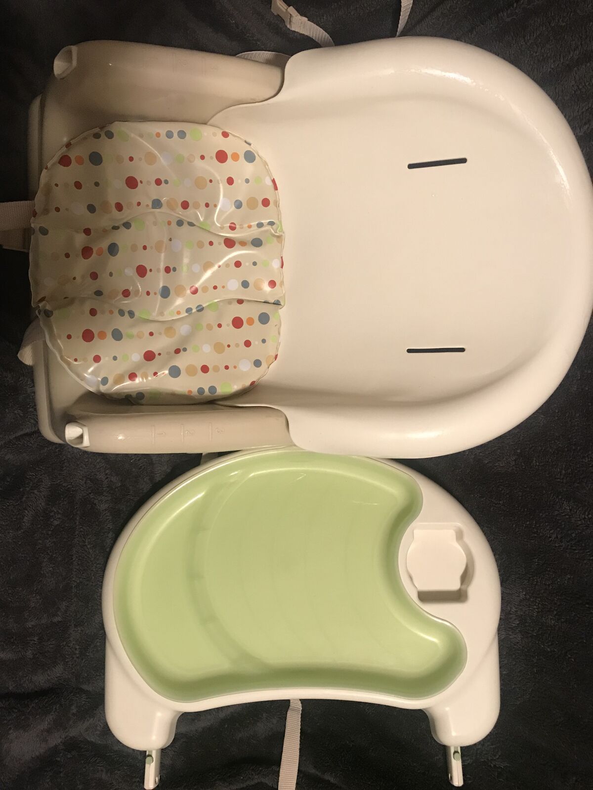 Safety 1st Recline & Grow 5-Stage Feeding Seat tray pad high chair booster to table baby toddler