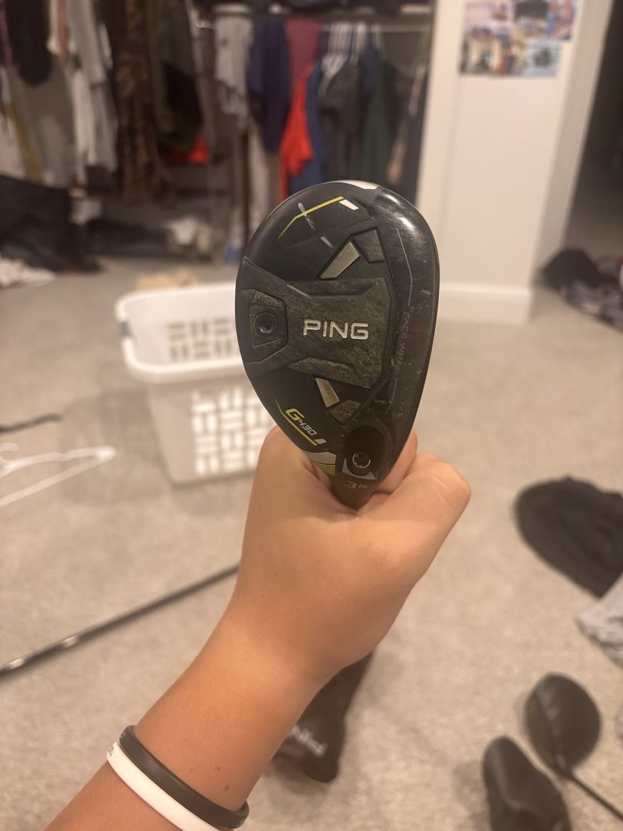 Ping G430 three hybrid with 19° of loft, Alta CB shaft 70 gram stiff