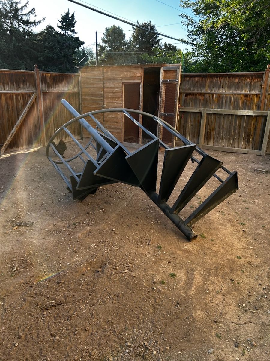 Steel Round Staircase