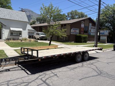 20’ flat bed trailer