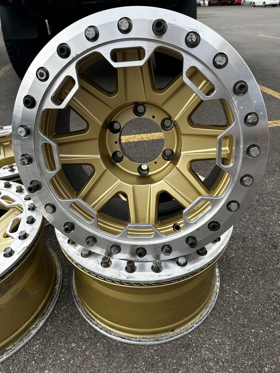 5 Black Rhino true beadlock wheels