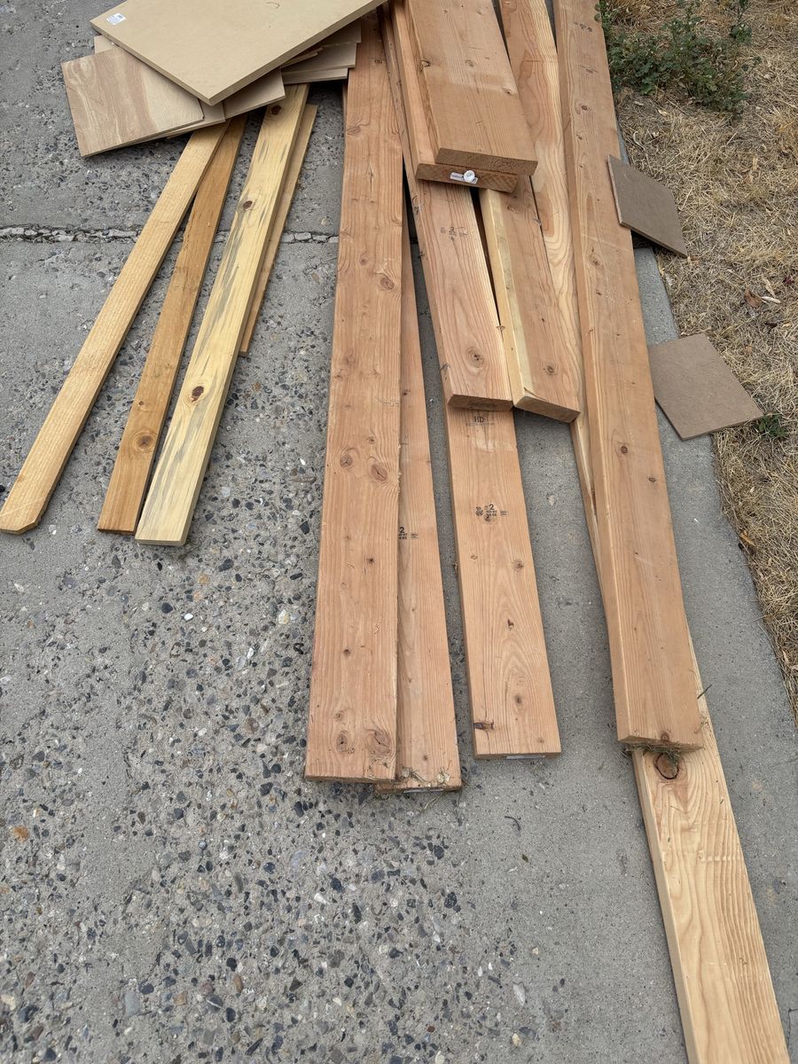 FREE Assorted Construction Lumber & Wood Boards Stack