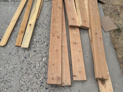 FREE Assorted Construction Lumber & Wood Boards Stack