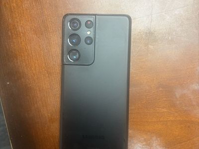 Samsung Galaxy S21 Ultra 5G Smartphone - Black (Damaged Screen)