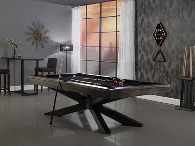 NEW Plank & Hide 8' Felix steel pool table