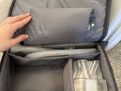 Sleep therapy equipment bundle – hose, humidifier chamber, travel case
