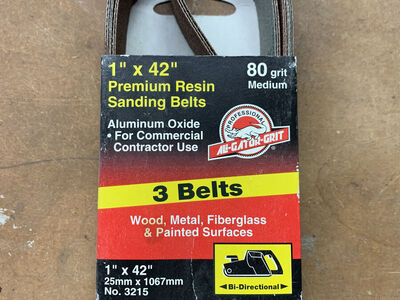 80 Grit Sanding Belts