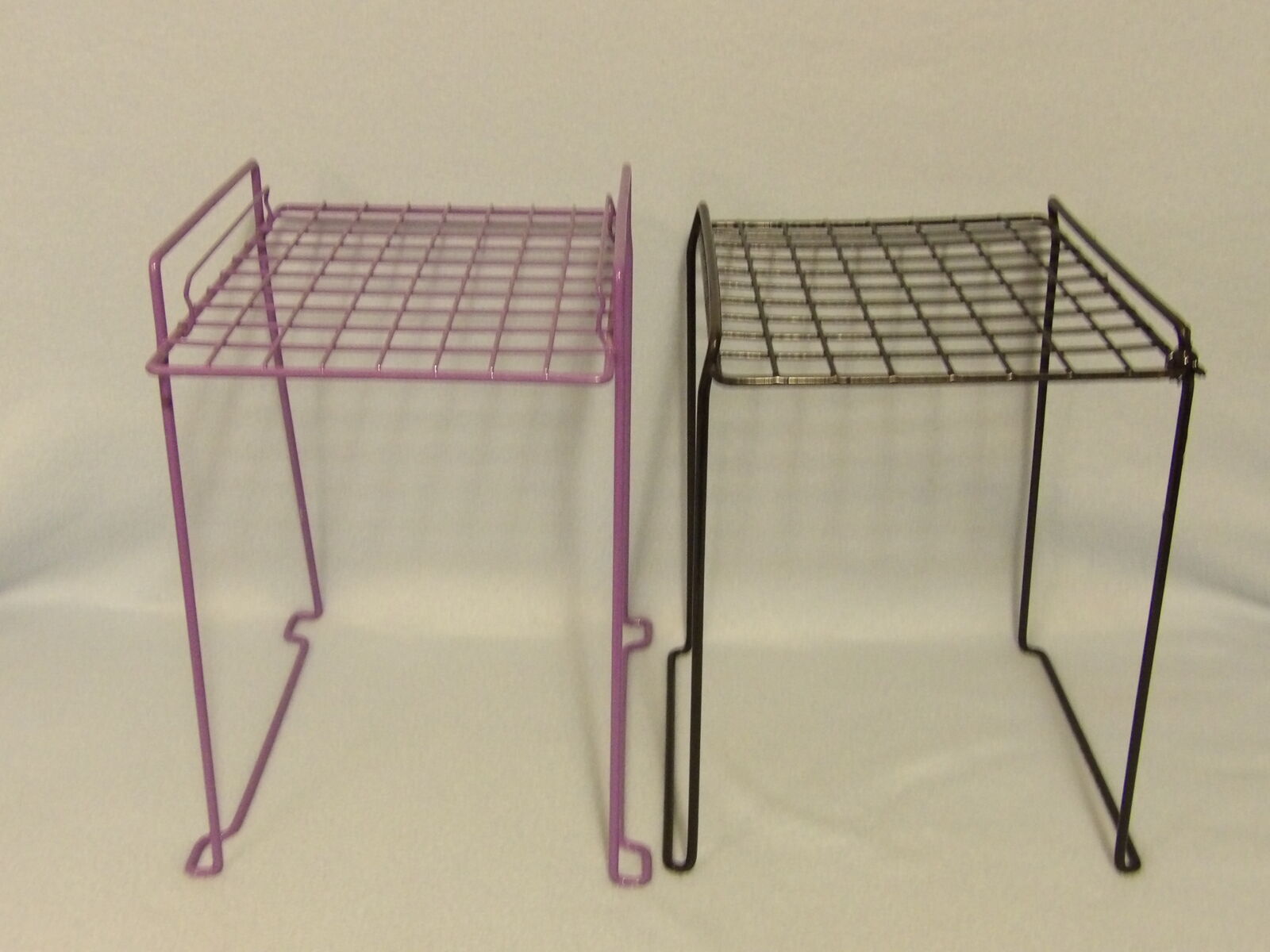 Purple or Black Tall Wire Student Locker Shelf