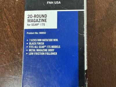 FN Scar 17 Factory Magazine 20 rd