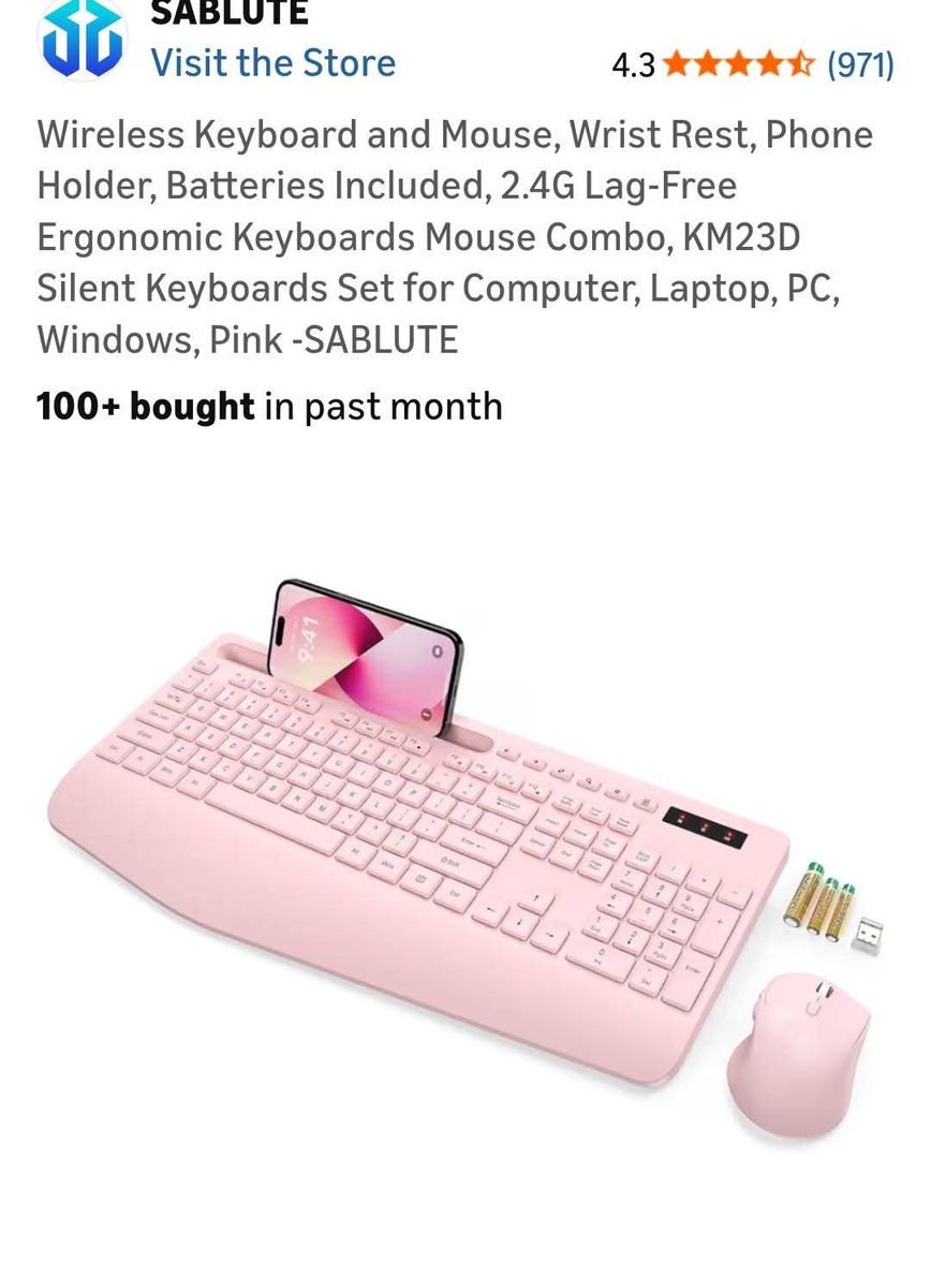 Keyboard and mouse