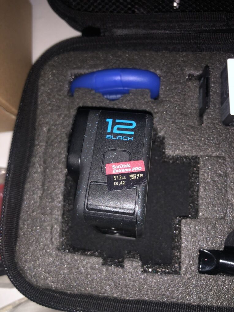 Gopro Black 12, Cam Accessories, Battery SD Cards