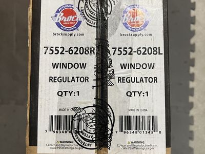 Honda Civic Power Window Regulator & Motor for 96-00 Honda Civic Coupe. Right And Left.