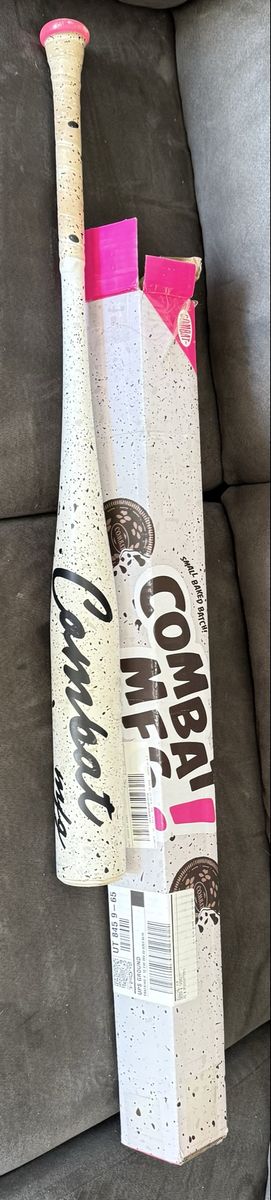 Combat MFG Spec A1 Cookies And Cream BBCOR Baseball Bat White 32in / 29oz