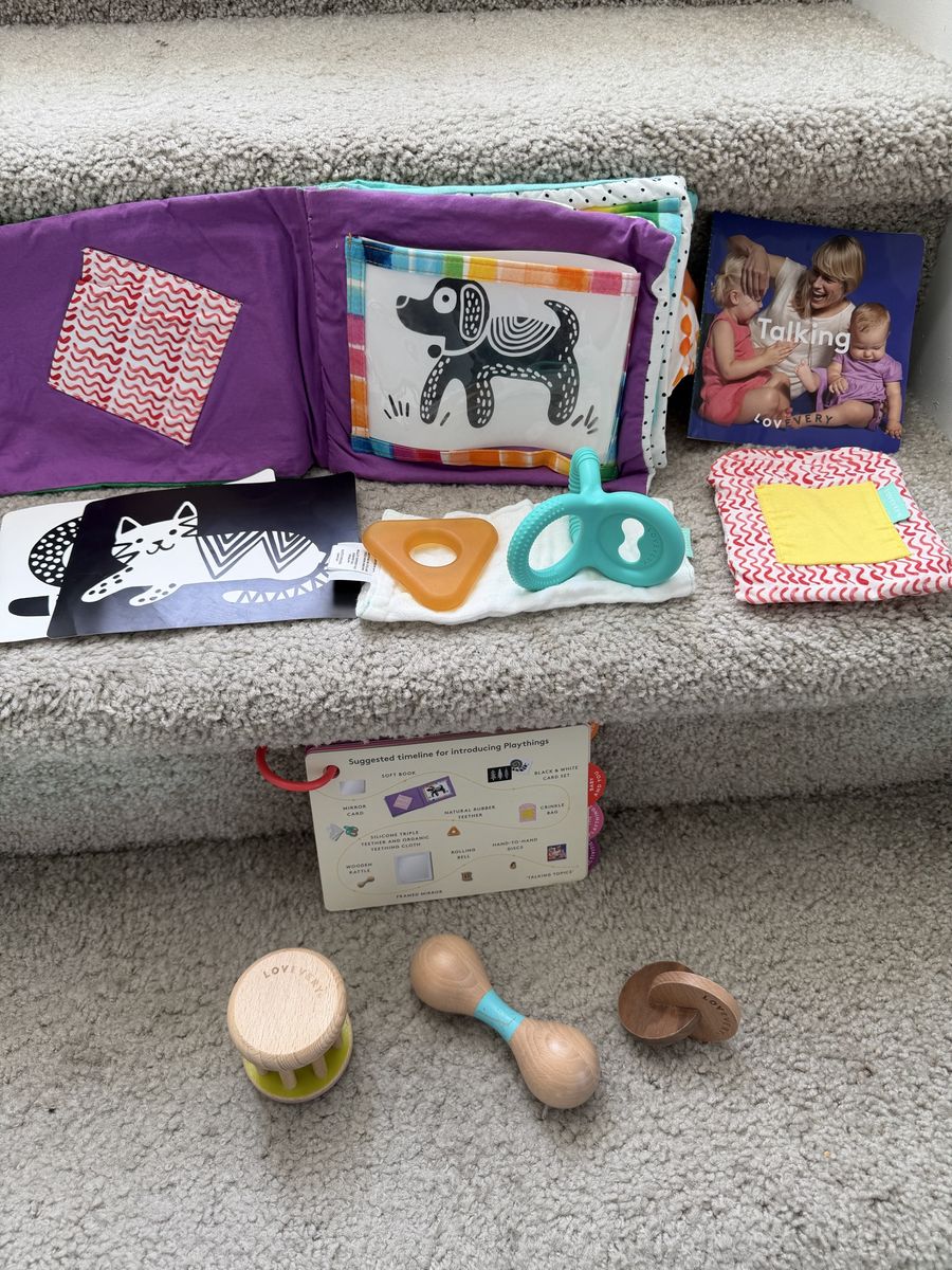 Lovevery “The Charmer” 3-4 mo. Learning Kit