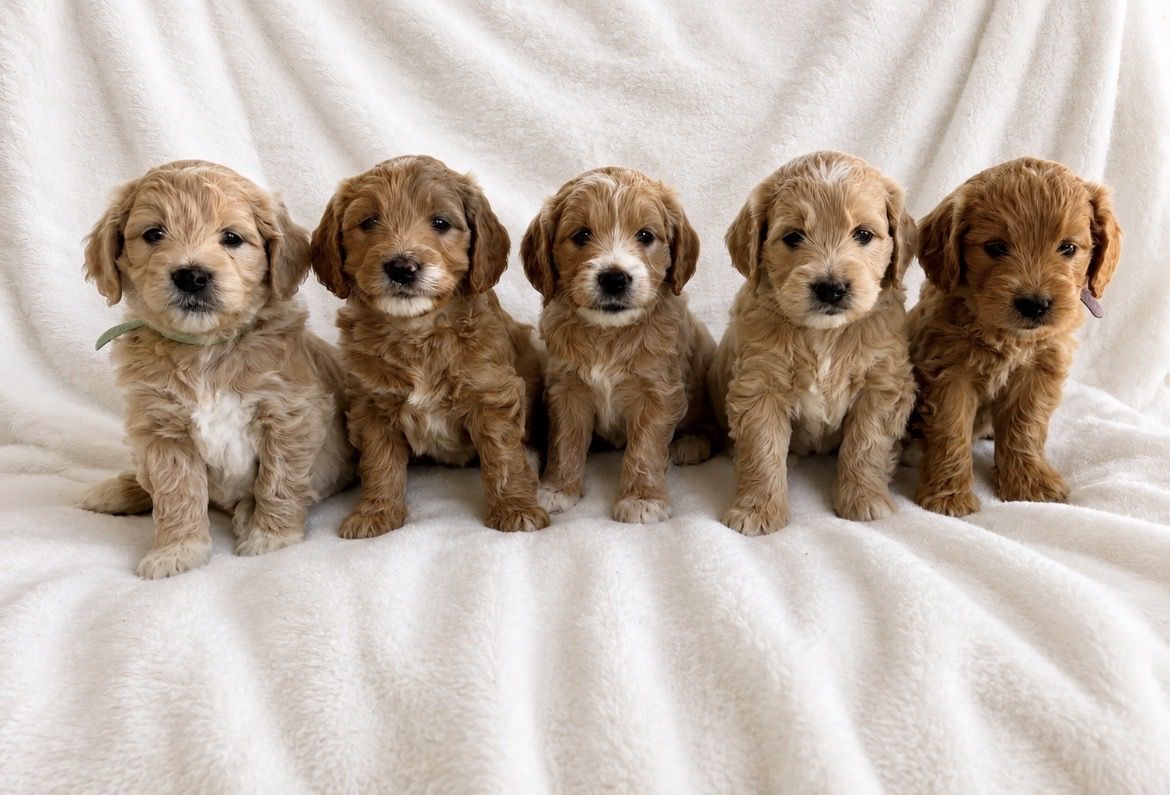 Mini Goldendoodle puppies ready soon