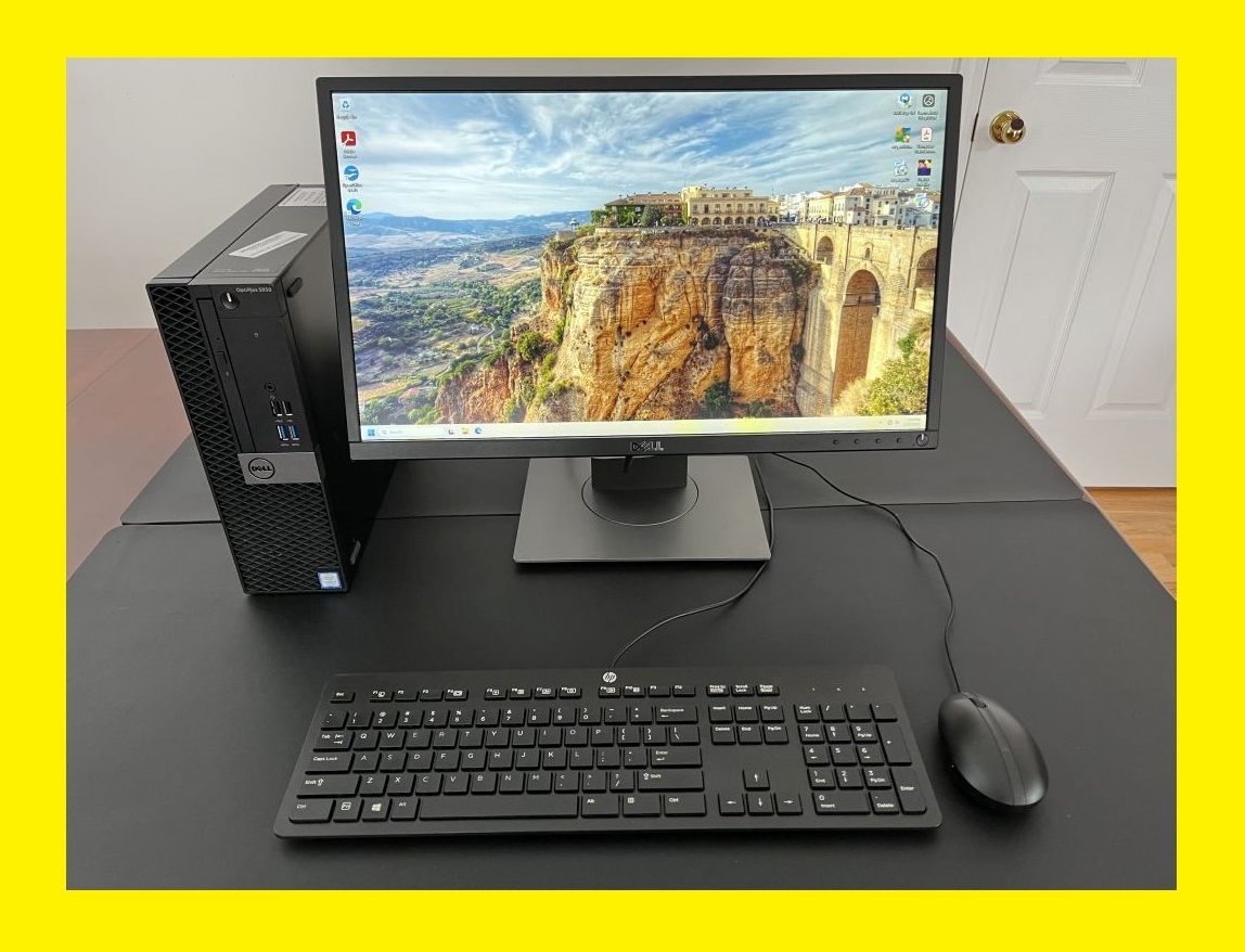 Dell i5-7500 @3.8GHz 250GB SSD 16GB OptiPlex 5050 SFF Windows 11 Desktop Computer 