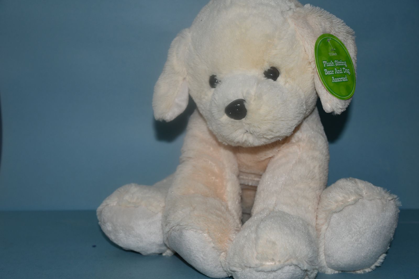NEW ~ CHILDREN'S TOY PLUSH DOG ~ HEIGHT 13.5" ~ CUTE ~ VERY SOFT & CLEAN ~ $5
