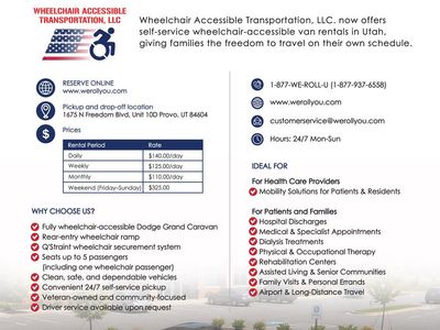 Rent a Wheelchair Accessible Van