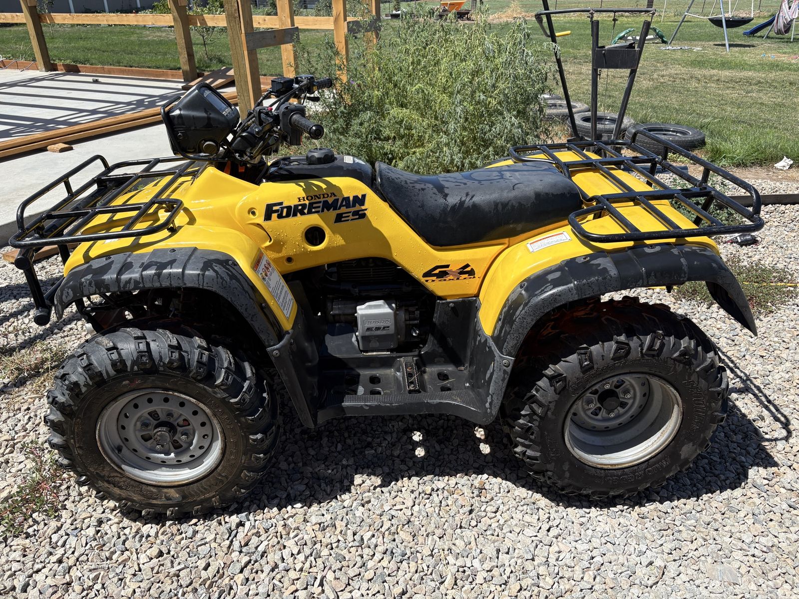 2004 Honda Foreman 450 es with snow plow