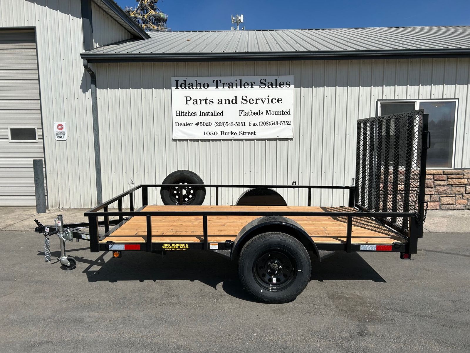 2026 Big Bubba's Trailers 6x10' 4' Single Axle Utility Trailer - Package 4