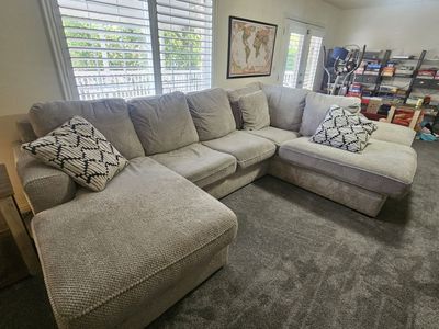 Large, Comfy, Sectional, Couch