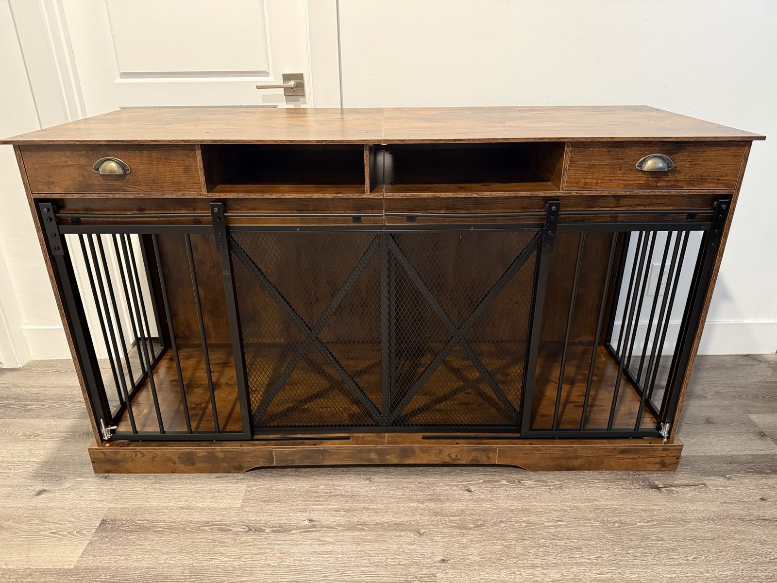 Brand New Extra Large Double Dog Crate with Removable Divider
