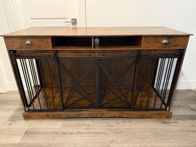 Brand New Extra Large Double Dog Crate with Removable Divider