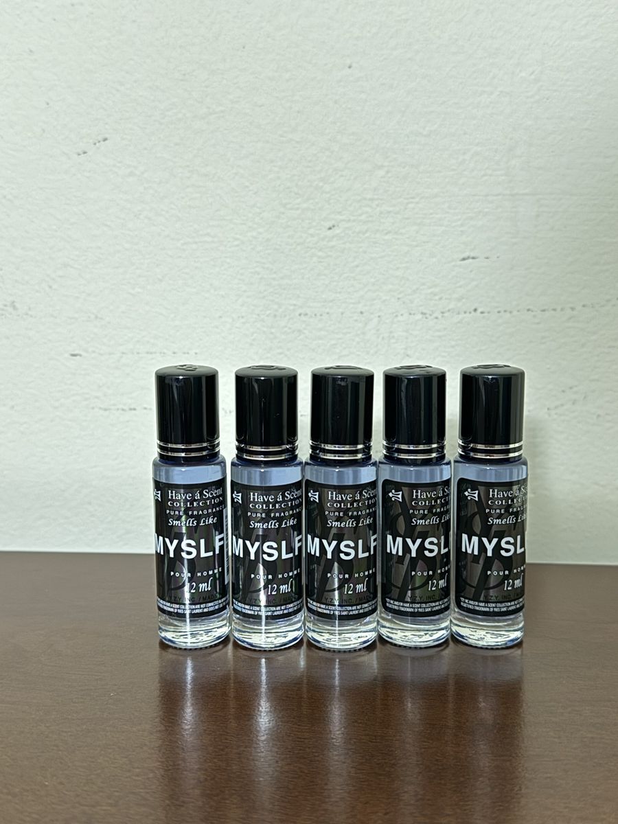 Have a Scent Collection Pure Fragrance MYSLF Pour Homme 12 ml Roll-on Set of 5