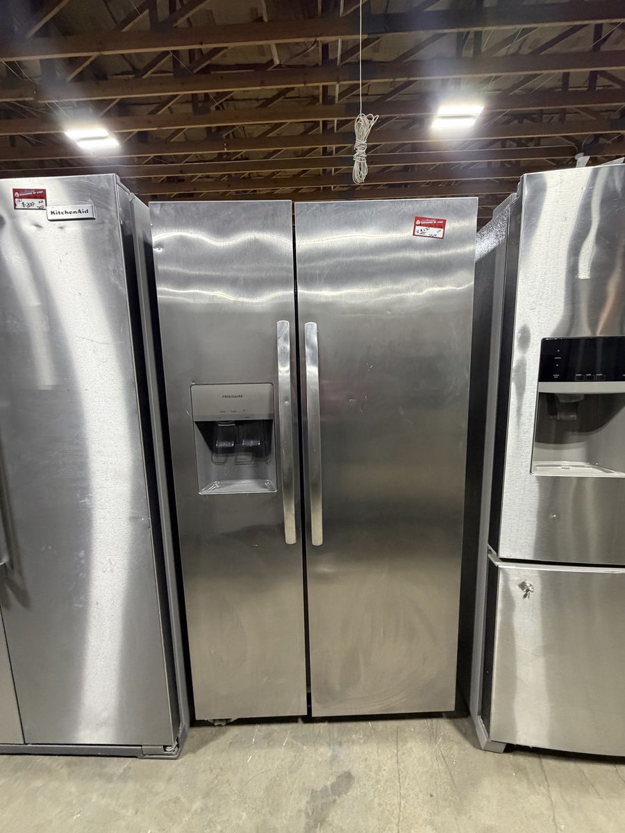 BEST PRICES HERE! FRIGIDAIRE SIDE BY SIDE FRIDGE