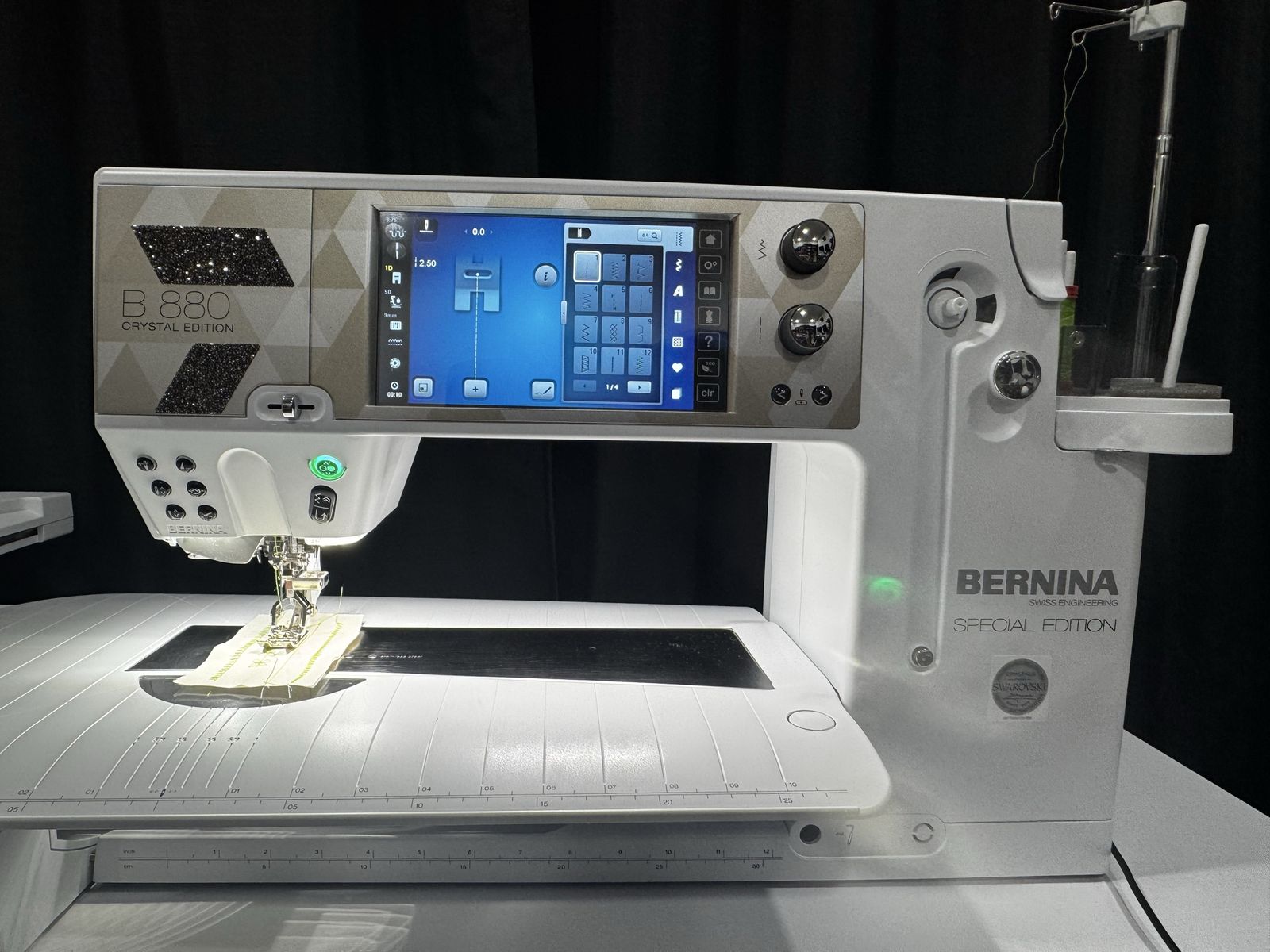 Bernina B880 Plus Crystal Edition Sewing, Quilting & Embroidery Machine
