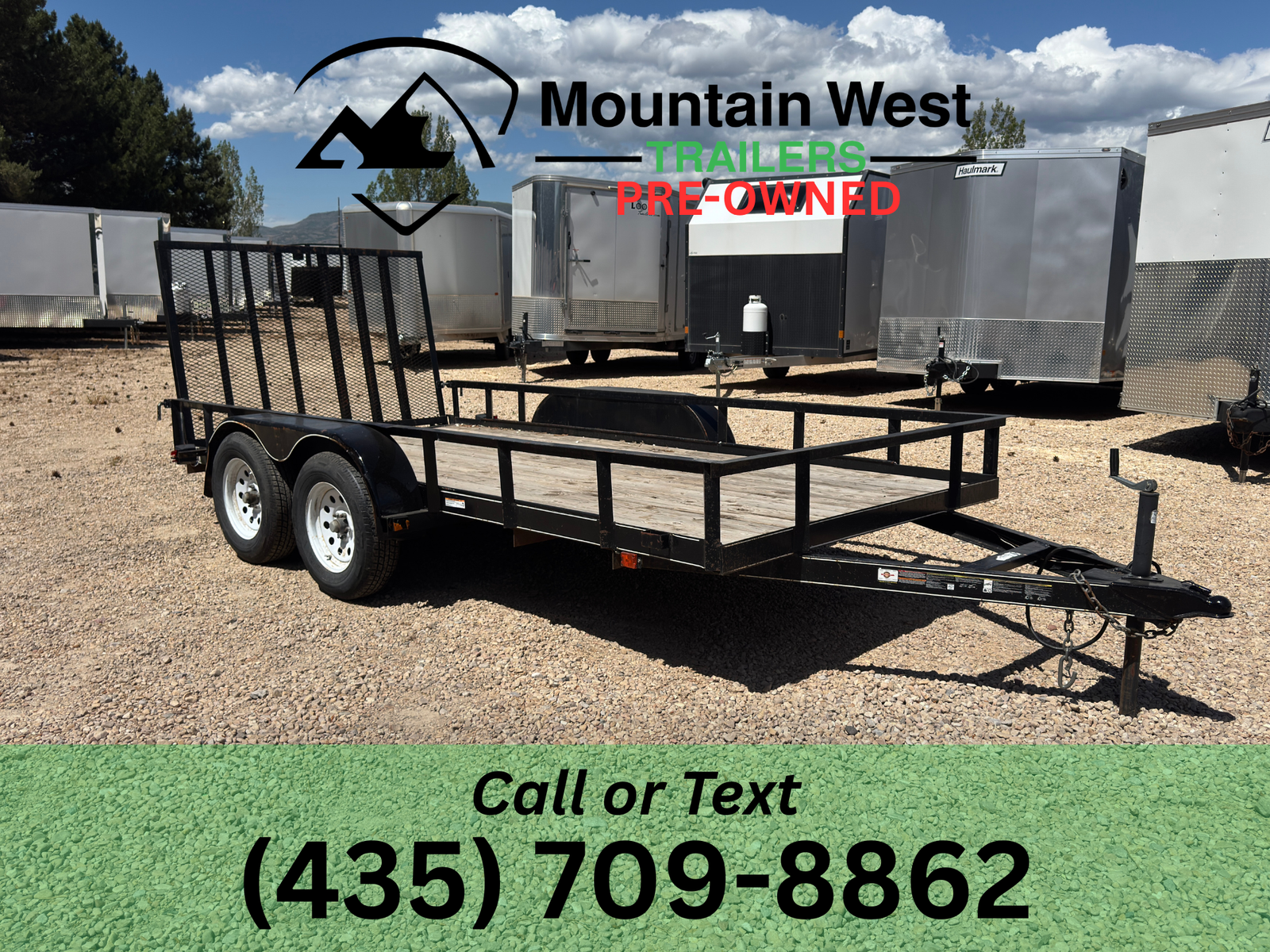 2019 USED Carry-On 6X14-7K Utility Trailer