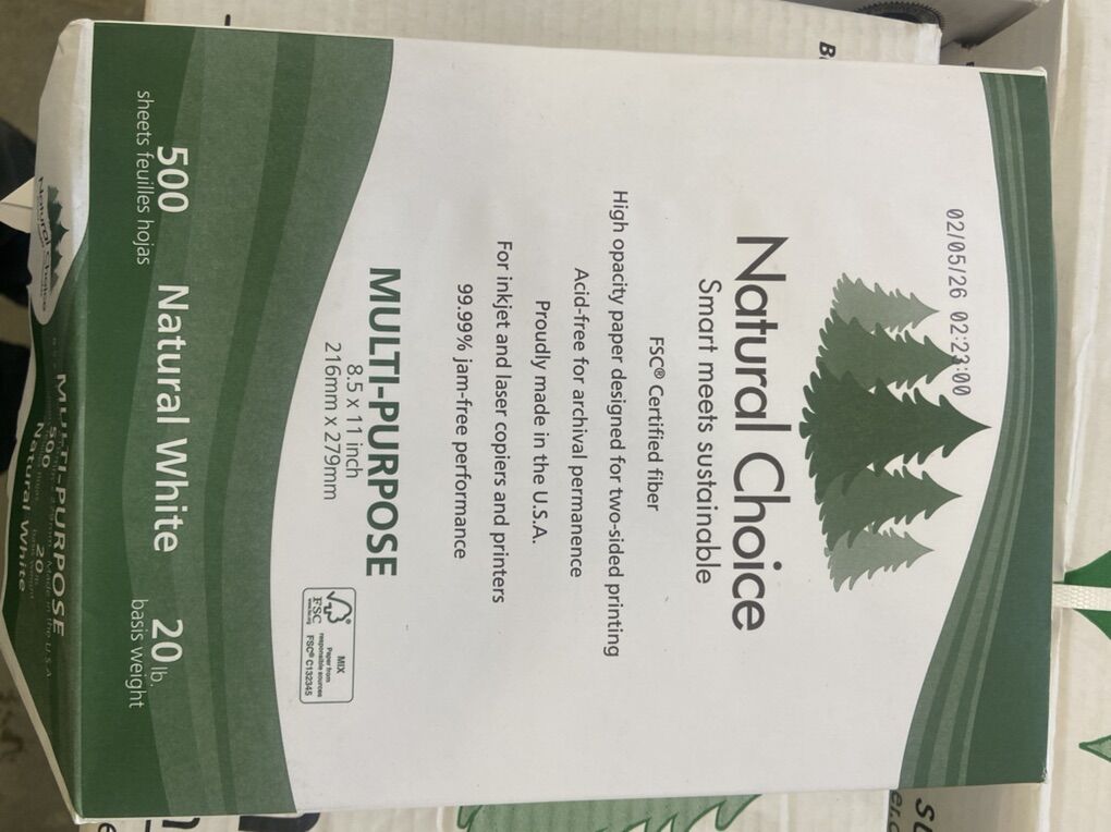 Copy Paper Case Of 5000 Sheets