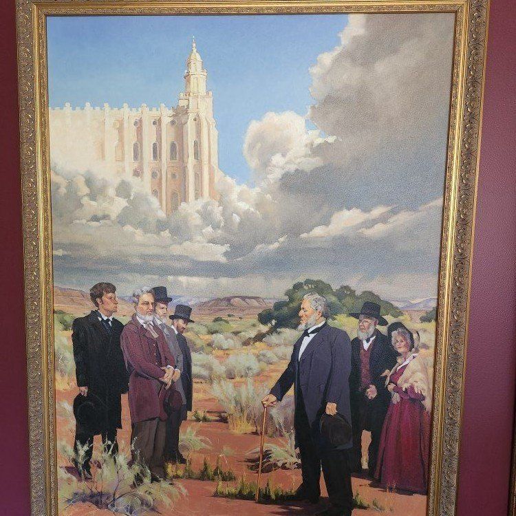 Brigham Young and the future St. George Temple