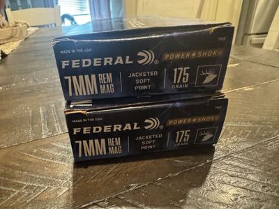 Ammo 7 mm Remington Magnum