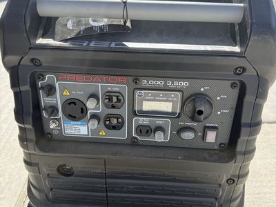 Predator 3500 Inverter Generator - 3000 Running / 3500 Peak Watts, Parallel Capable