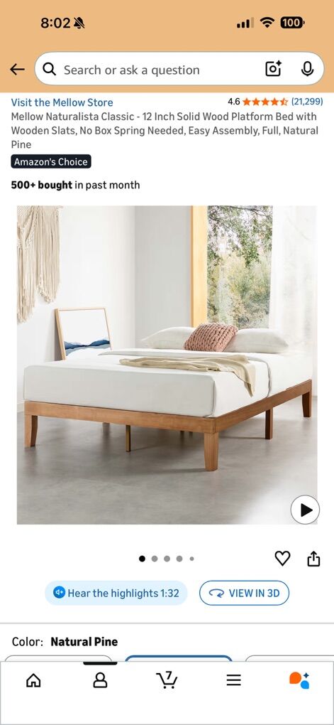 Full Bed Frame