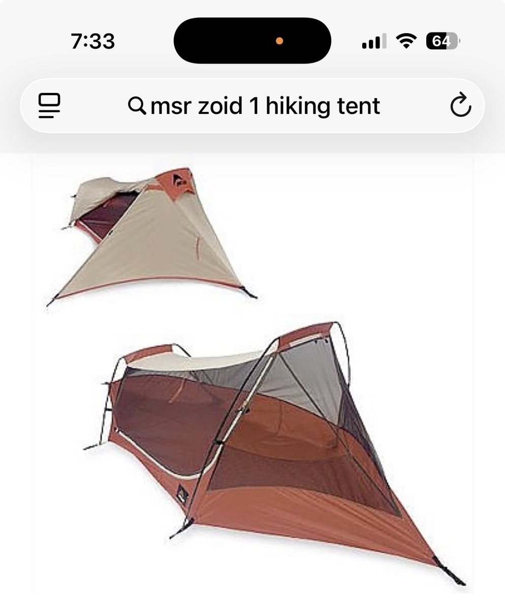 Backpacking - Ultra light tent $250 obo