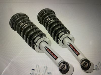New, Rough Country Leveling Struts & Springs for 2014-2026 Ford F-150 - 2" Lift