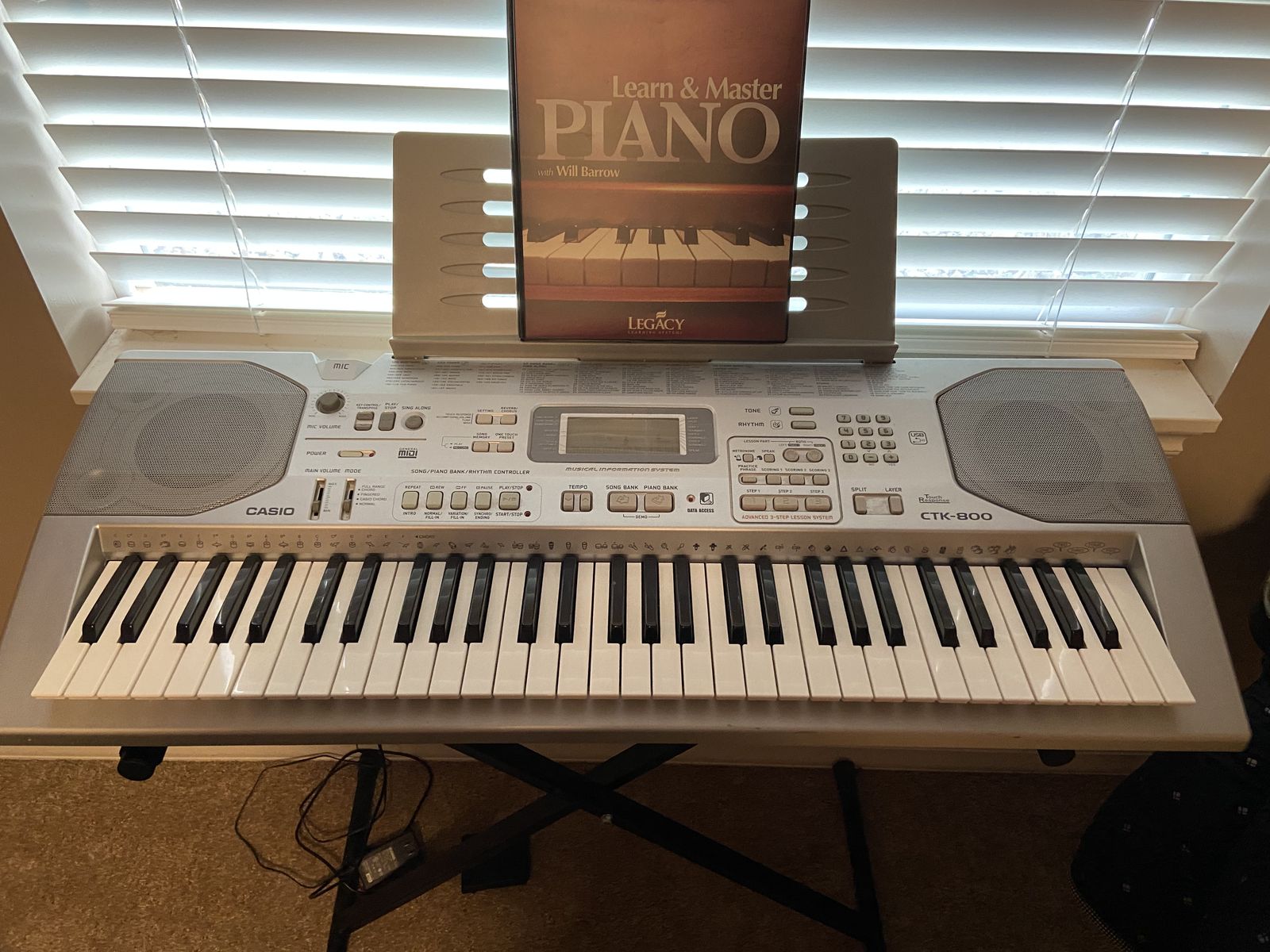 Like New Casio Keyboard Set up