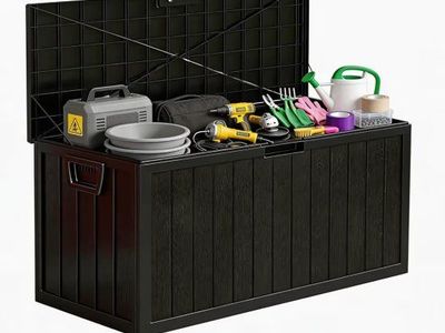 75 gallon garden storage bin